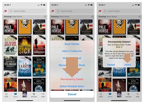 How to permanently delete Kindle books directly in your iPad app