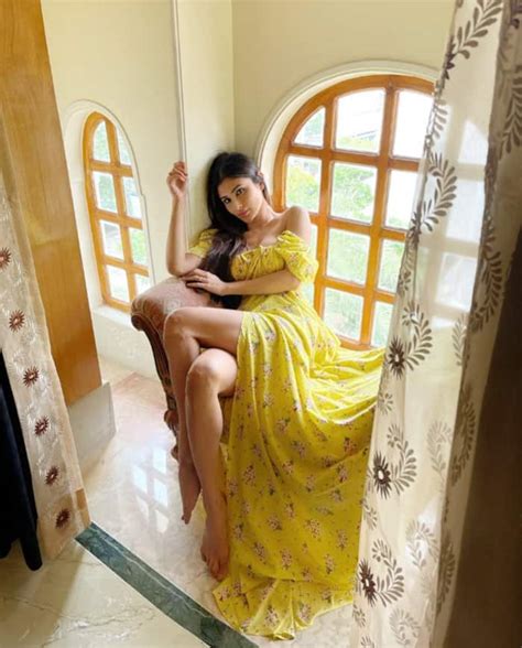 Mouni Roy Looks Smoking Hot In Sultry Thigh High Slit Yellow Floral Dress Fans Call Her Stunner