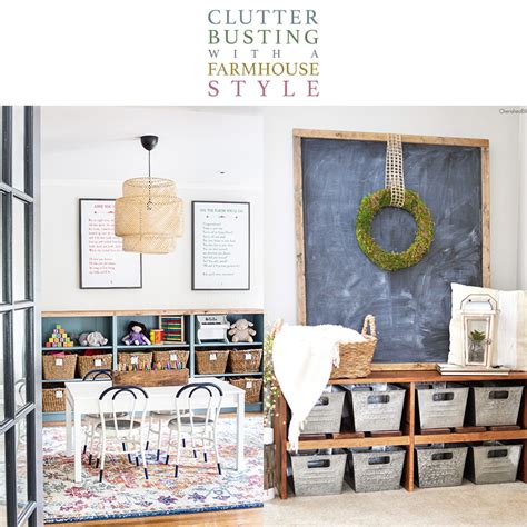 Clutter Busting With A Farmhouse Style The Cottage Market