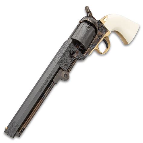 1851 Navy Deluxe Engraved Black Powder Pistol