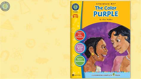 The Color Purple Literature Kit Gr 9 12 Youtube