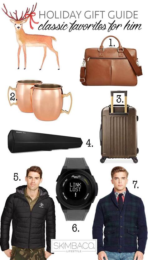 Here are 68 meaningful gifts for mom this mother's day, including useful and thoughtful ideas. Holiday Gift Guide: Classic Gift Ideas for Him from Macy's ...
