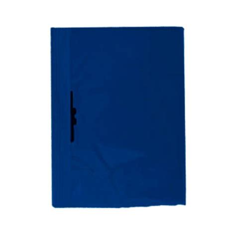 Folder Plastiazul Tapa Transparente Oficio Azul Marino