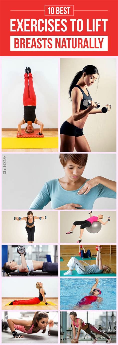 20 best exercises to lift breasts naturally exercise workout excercise