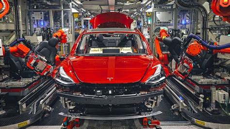 Inside Teslas Model 3 Factory Youtube