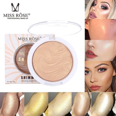 Miss Rose Highlighter Makeup Shimmer Powder Highlighter Palette Base