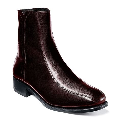 New Florsheim Regent Mens Leather Dress Boots Size 11 Medium Red