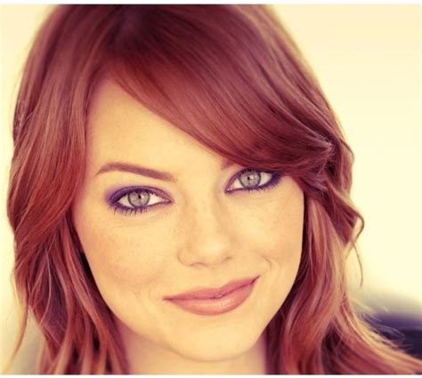 Emma Stone Actress Movie Star Looks Natural Gingers Ginger Hair Redhead Red Hair