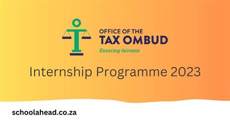 Office Of The Tax Ombud Tax Graduate Internships 2023 Schoolahead