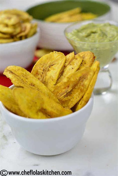 How To Make Fried Plantain Chips Chef Lolas Kitchen