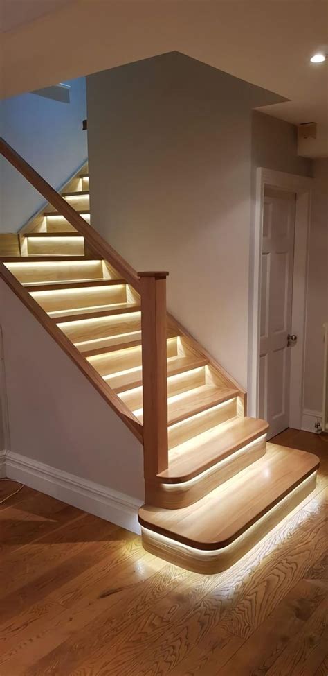 Despite Being A Rather Classic Model This Is One Of The Light Stairs Ideas That You Can Start