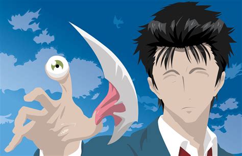 Papel De Parede Para Celular Anime Shinichi Izumi Parasita A Máxima