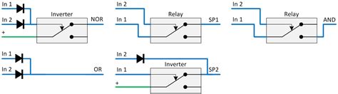 11 Relay Logic Gates Robhosking Diagram