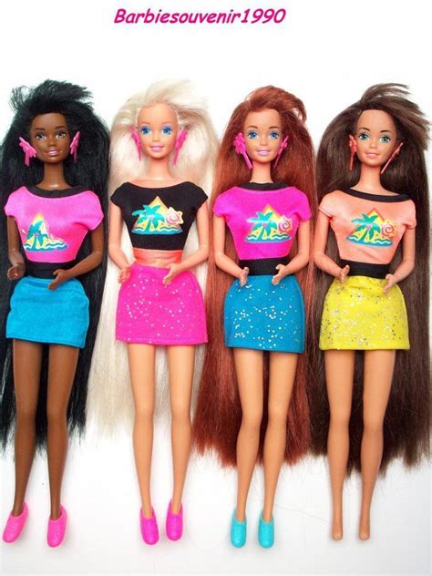 Barbie Glitter Hair 1994 Mattel Barbie 1980s Barbie Vintage Barbie Dolls Barbie And Ken