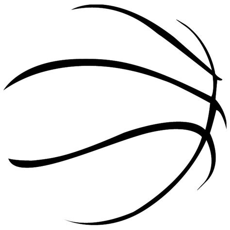 20 Basketball Vector Clip Art Black And White Images Basketball Club