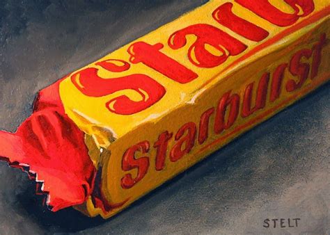 Starburst Fruit Chews By John Vander Stelt Candy Drawing Food Drawing