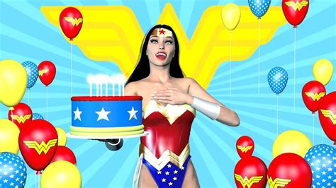 I pray god celebrates you more. Wonder Woman says Happy Birthday to you with ASL - YouTube