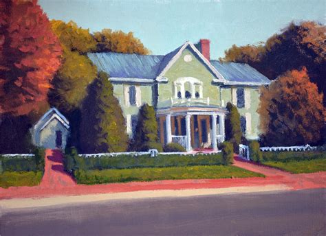 Claiborne House Autumn Painting By Armand Cabrera Fine Art America