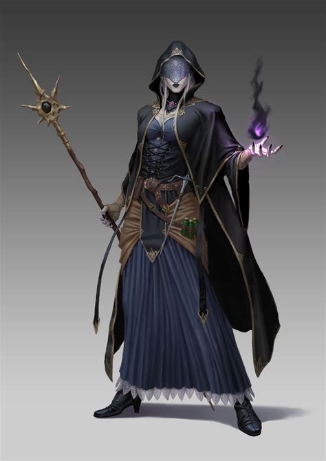 Artstation Dark Mage Shi Qiu Fantasy Character Art Fantasy Concept