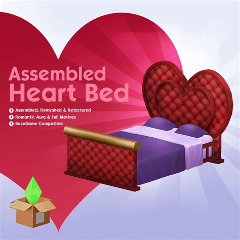 The Heart Bed The Sims 4 Build Buy Curseforge
