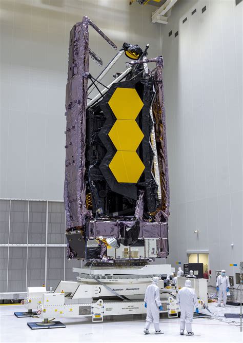 Esa Webb Telescope In Clean Room At Europes Spaceport