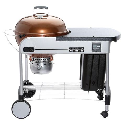 Official weber bbq world store with huge barbecue showroom in london, est 1990. Weber Performer Premium 22-inch Charcoal BBQ in Copper ...