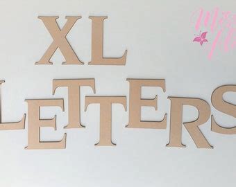 Large Wood Letters Etsy