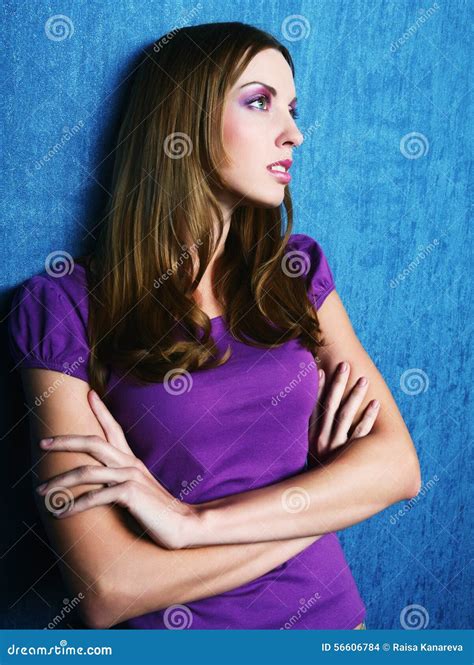 Young Woman Stock Photo Image Of Dress Model Healthy 56606784