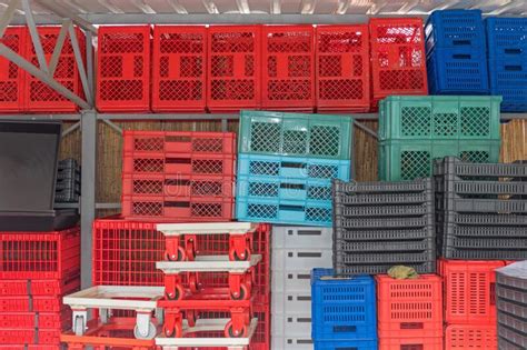Plastic Crates Recycle Stock Image Image Of Scrap Material 36199219
