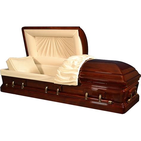 Shop Star Legacys Mahogany Deluxe Wood Casket Free Shipping Today