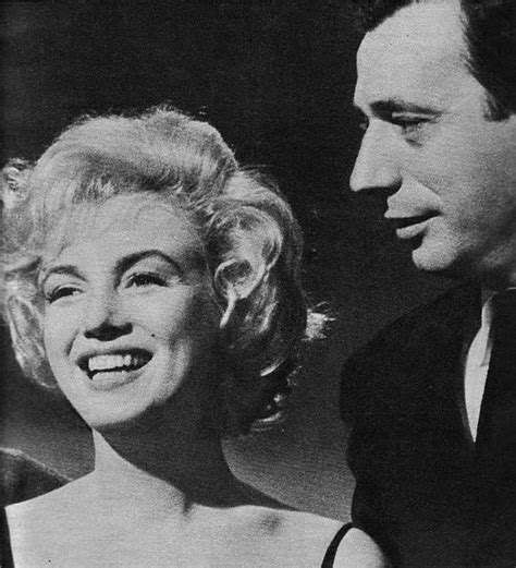 Marilyn And Yves Montand During A Photo Session For Let S Make Love