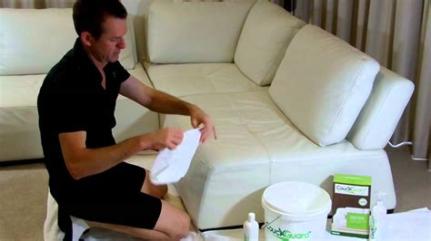 So here we can suggest you disinfect. How To Clean White Leather - YouTube