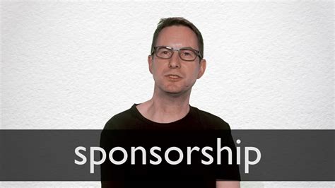 How To Pronounce Sponsorship In British English Youtube
