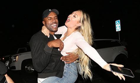Corinne Olympios And Demario Jackson Share A Kiss Daily Mail Online