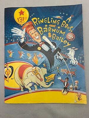 131ST RINGLING BROS Barnum Bailey Circus Program Bo And Bello 2001