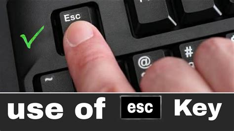 Use Of Esc Key On Keyboard Esc Key Ka Kya Use Hai Youtube