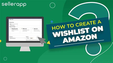 Amazon Wishlist How To Create A Wishlist On Amazon Youtube