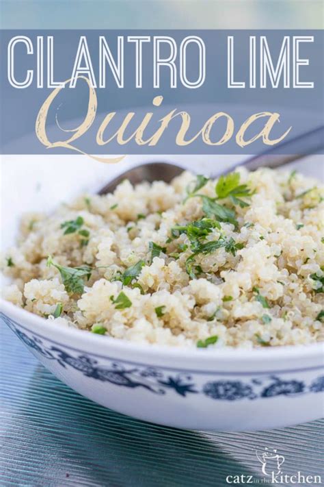 Cilantro Lime Quinoa Catz In The Kitchen