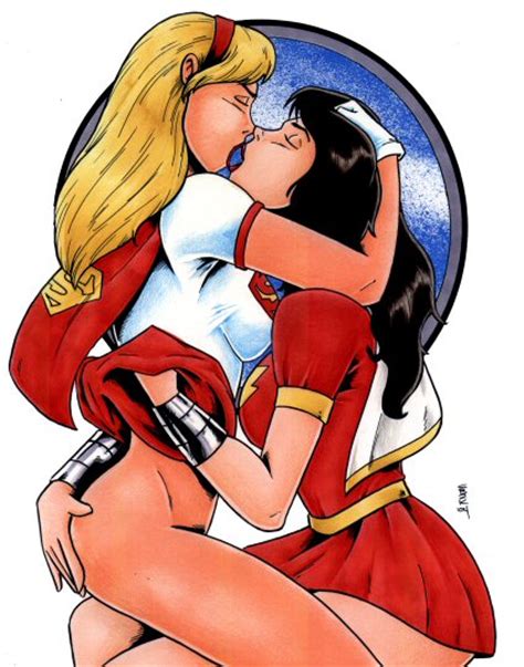 Supergirl Mary Marvel Porn - Supergirl Kissing Mary Marvel Justice League Lesbians | SexiezPix Web Porn