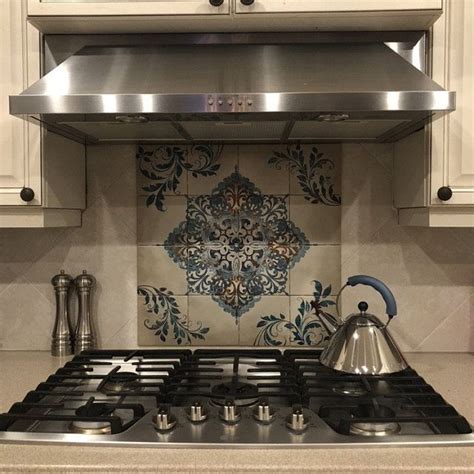 Italian kitchen back splash tiles. Italian Renaissance Design Custom Backsplash Ceramic Tile ...