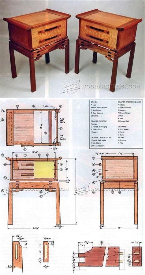 Nightstand Plans Furniture Plans And Projects