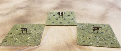 Minefields Set 1 Ap And 1 At Plus 6 Signs 6 X 6 Each War Games And