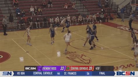 free throws down the stretch leads to central girls victory vs fremont ross bcsn