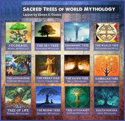 Sacred Trees Of World Mythology World Mythology Celtic Mythology