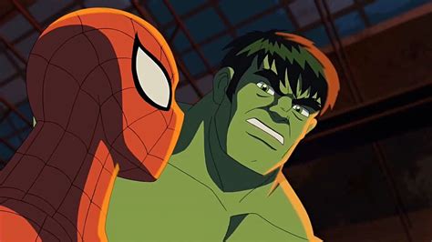 Spiderman And Hulk Team Up Ultimate Spider Man Youtube