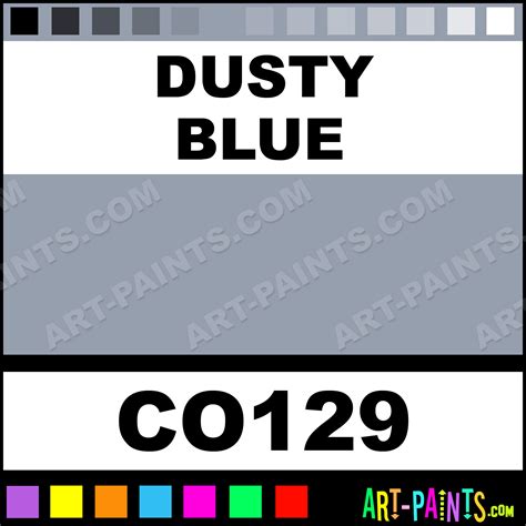 Dusty Blue Bisque Ceramic Porcelain Paints Co129 Dusty Blue Paint