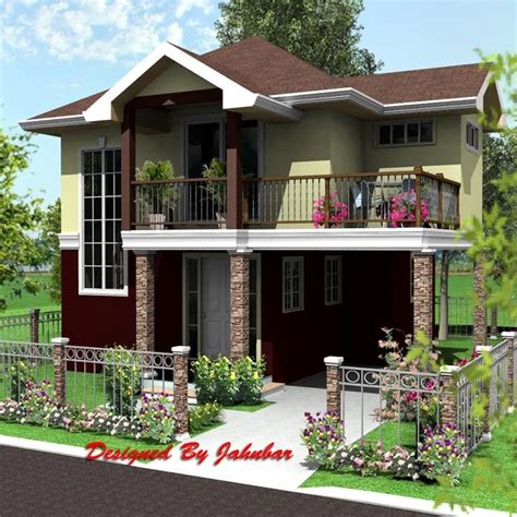 Low Budget Low Cost Simple 2 Storey House Design Design Talk
