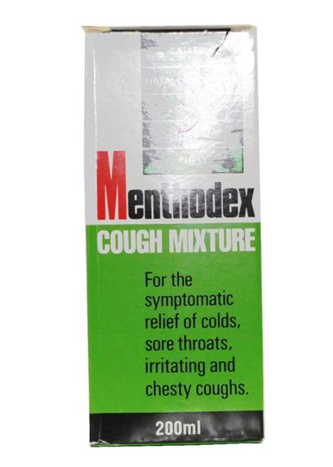 African Food Distributors Health Menthodex Cough Mixture Ml
