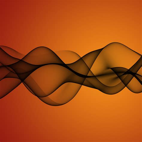 Orange Waves Ipad Wallpaper For Iphone X 8 7 6 Free Download On