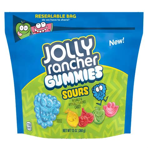 Jolly Rancher Gummies Sours 13 Oz Bag